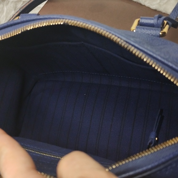 Louis Vuitton Blue Monogram Empreinte 25 Speedy - Picture 9 of 10